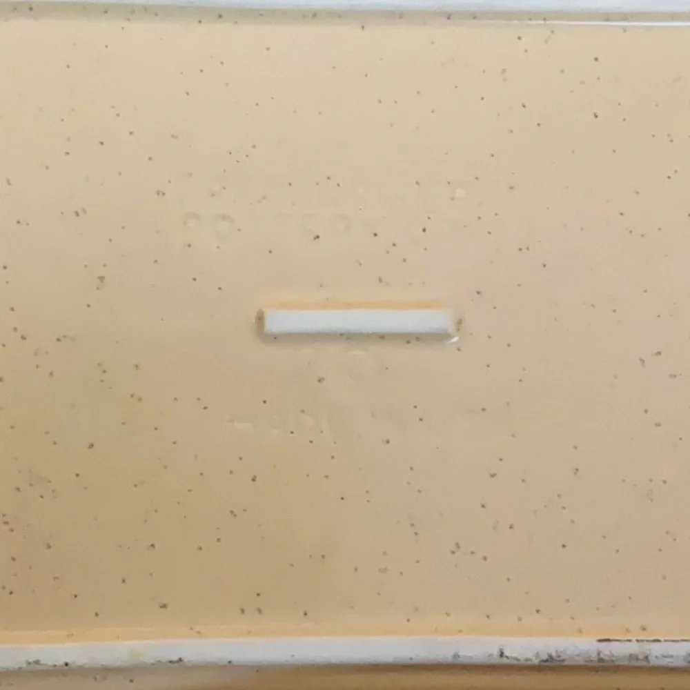 🌸3 for $18🌸 Vintage Treasure Craft bakeware speckled Orange with flowers - Picture 5 of 6